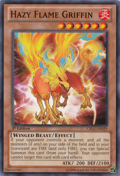 Hazy Flame Griffin [CBLZ-EN029] Common | Pegasus Games WI