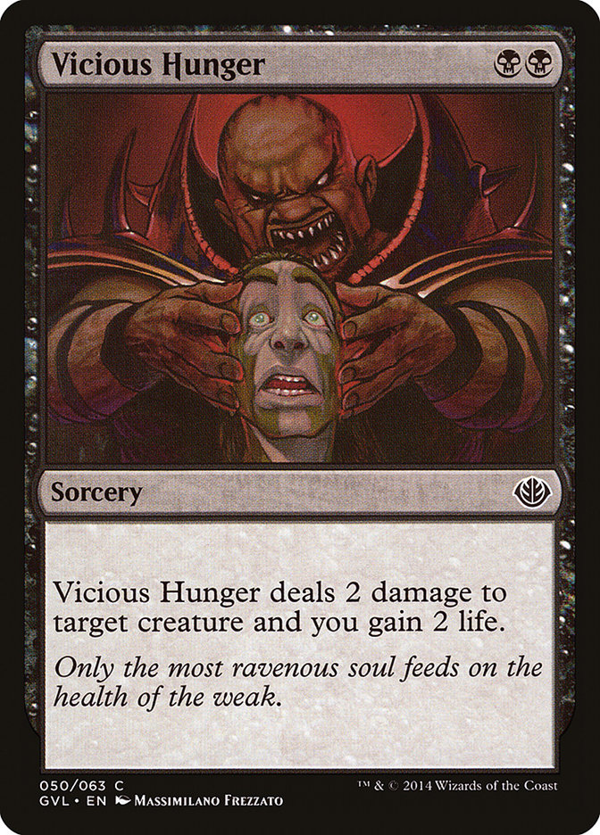 Vicious Hunger (Garruk vs. Liliana) [Duel Decks Anthology] | Pegasus Games WI
