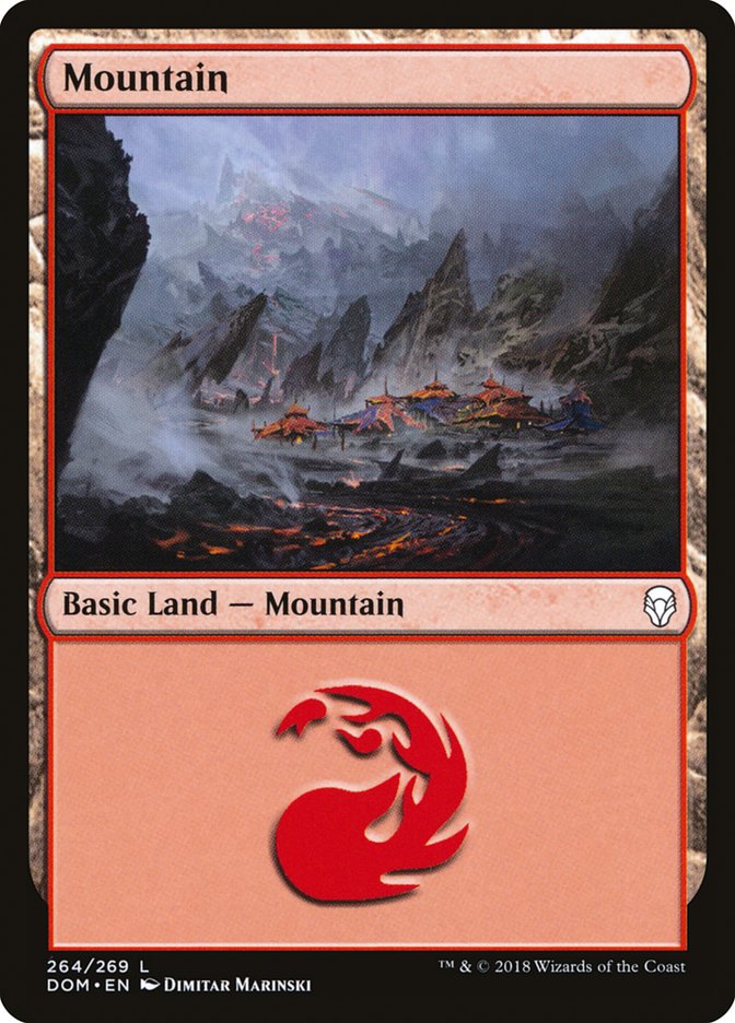 Mountain (264) [Dominaria] | Pegasus Games WI