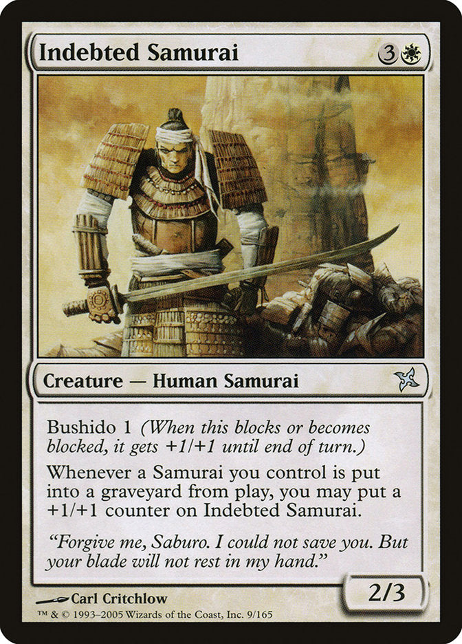 Indebted Samurai [Betrayers of Kamigawa] | Pegasus Games WI