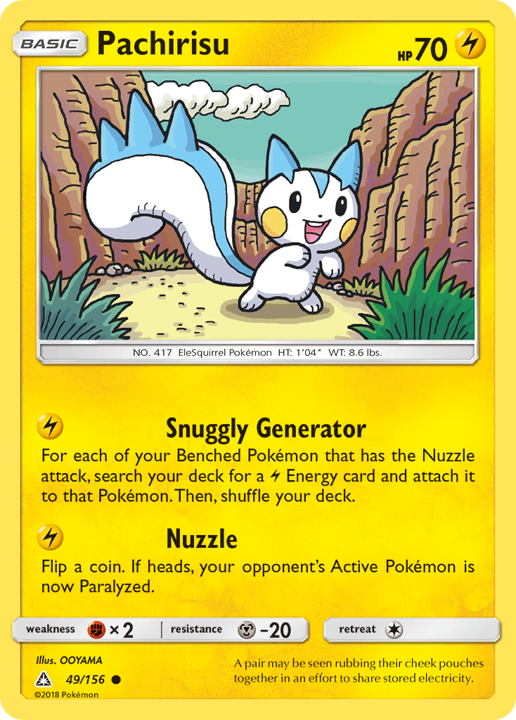 Pachirisu (49/156) [Sun & Moon: Ultra Prism] | Pegasus Games WI