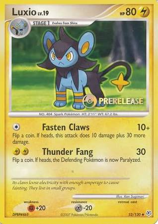 Luxio (52/130) (Prerelease Promo) [Nintendo: Black Star Promos] | Pegasus Games WI