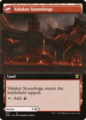 Valakut Awakening // Valakut Stoneforge (Extended Art) [Zendikar Rising] | Pegasus Games WI