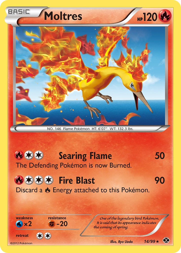 Moltres (14/99) (Blister Exclusive) [Black & White: Next Destinies] | Pegasus Games WI