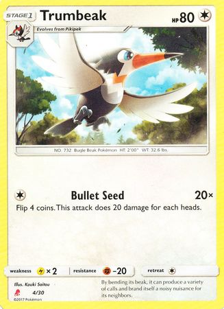 Trumbeak (4/30) [Sun & Moon: Trainer Kit - Lycanroc] | Pegasus Games WI