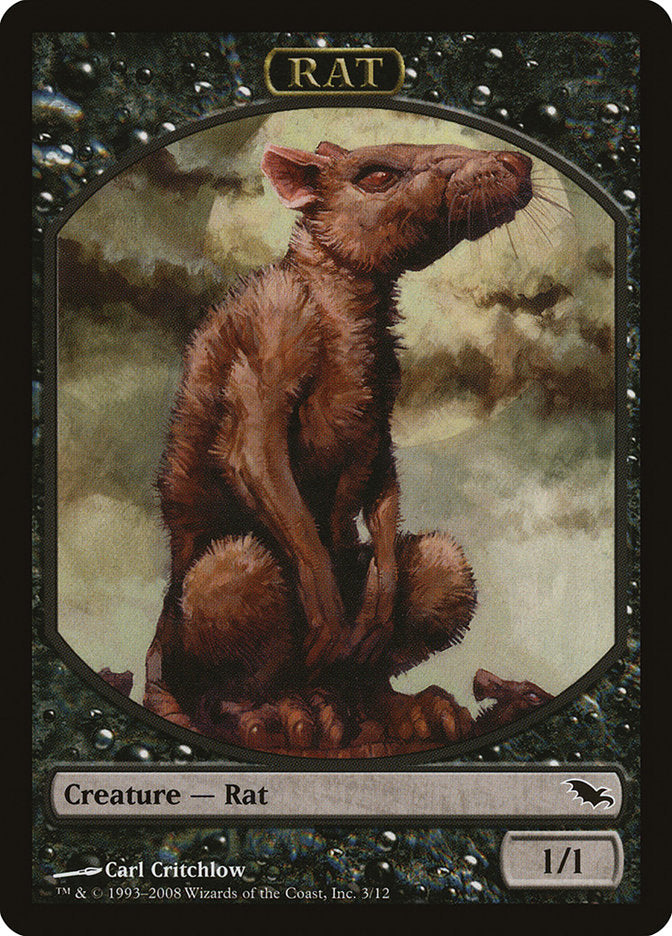 Rat Token [Shadowmoor Tokens] | Pegasus Games WI