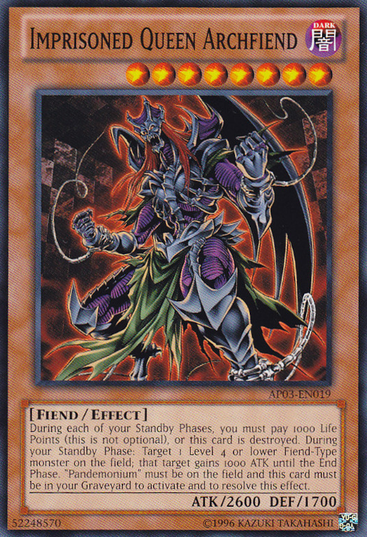 Imprisoned Queen Archfiend [AP03-EN019] Common | Pegasus Games WI