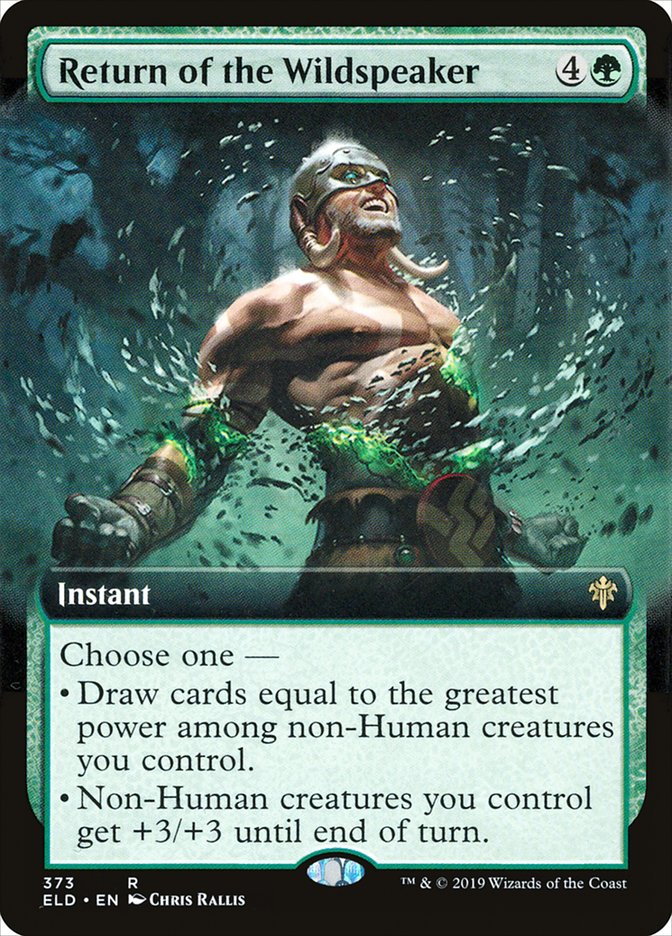 Return of the Wildspeaker (Extended Art) [Throne of Eldraine] | Pegasus Games WI