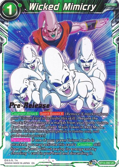 Wicked Mimicry (BT14-090) [Cross Spirits Prerelease Promos] | Pegasus Games WI