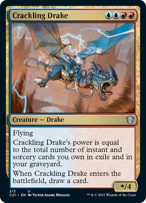Crackling Drake [Commander 2021] | Pegasus Games WI