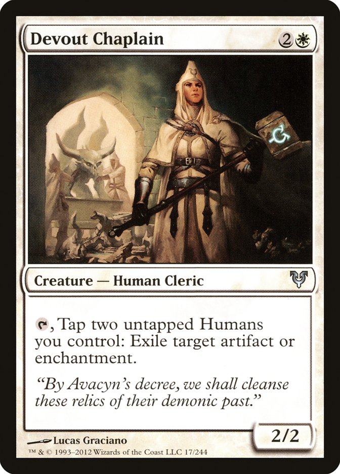 Devout Chaplain [Avacyn Restored] | Pegasus Games WI