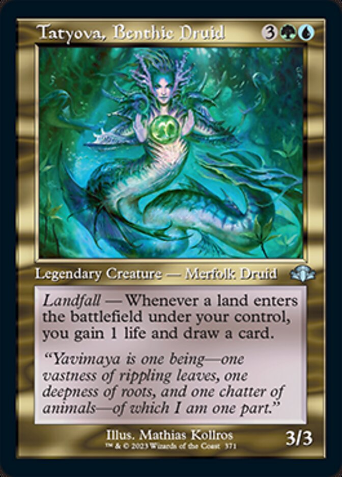 Tatyova, Benthic Druid (Retro) [Dominaria Remastered] | Pegasus Games WI