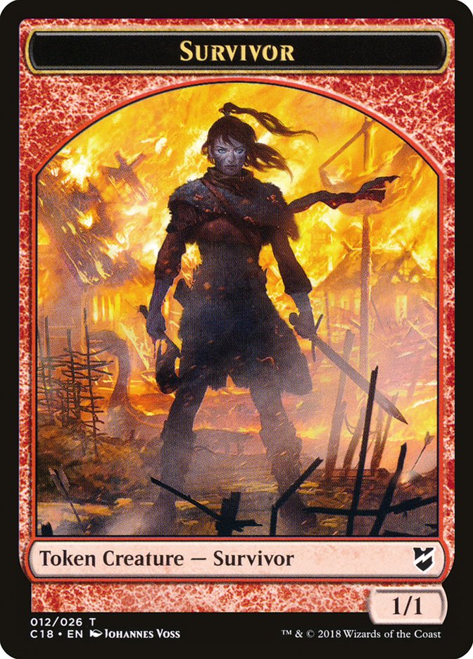 Survivor Token [Commander 2018 Tokens] | Pegasus Games WI