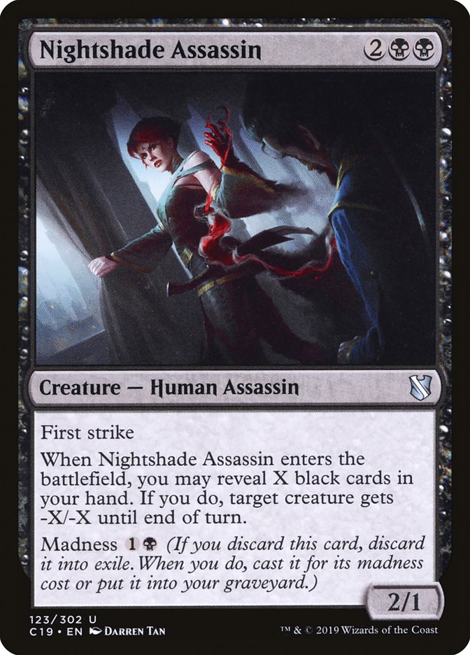 Nightshade Assassin [Commander 2019] | Pegasus Games WI