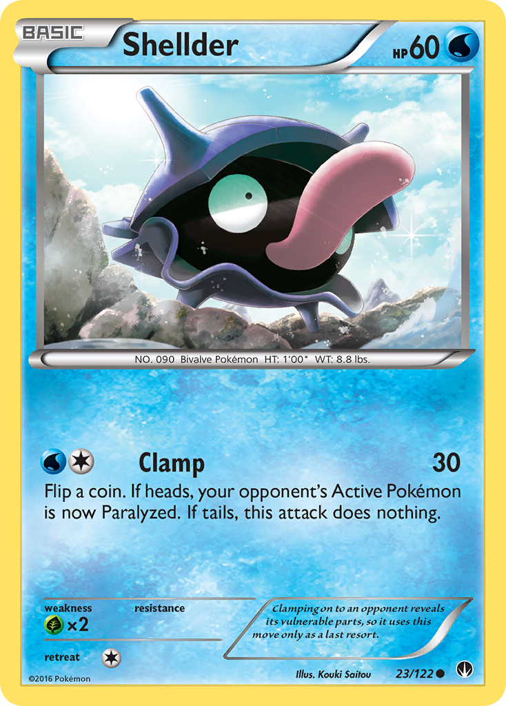Shellder (23/122) [XY: BREAKpoint] | Pegasus Games WI