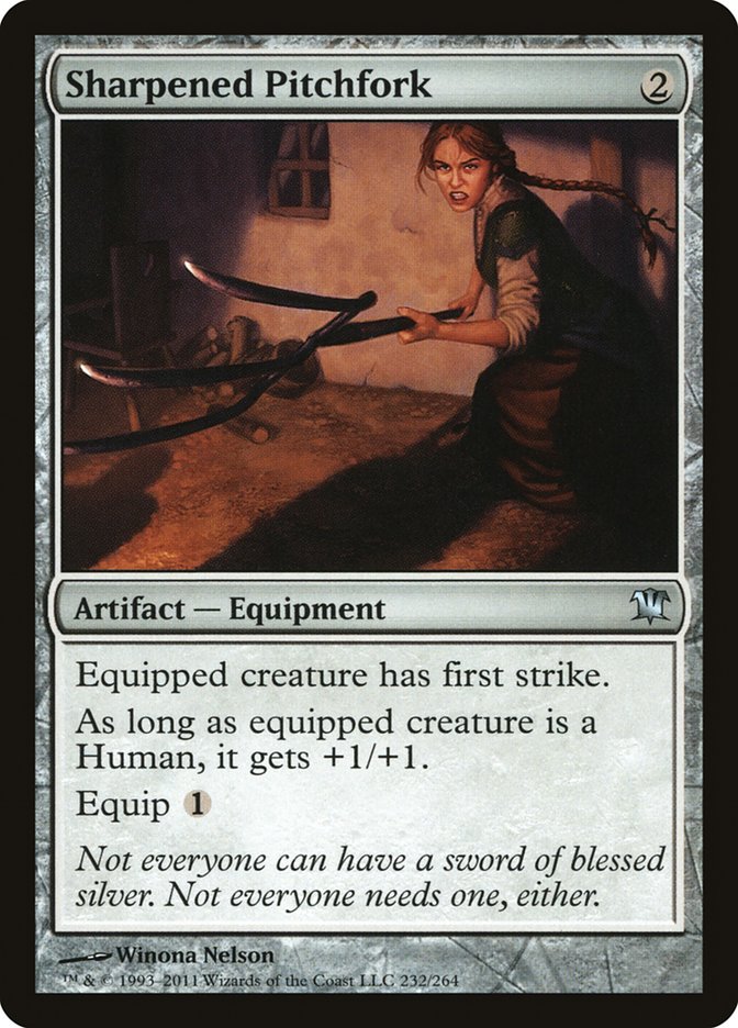 Sharpened Pitchfork [Innistrad] | Pegasus Games WI