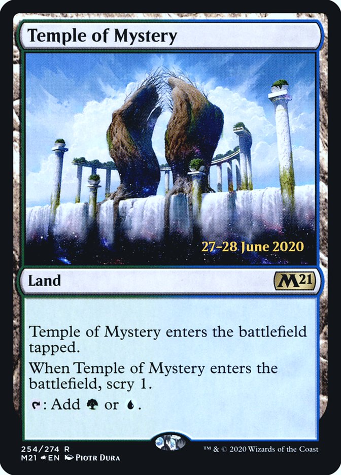 Temple of Mystery [Core Set 2021 Prerelease Promos] | Pegasus Games WI