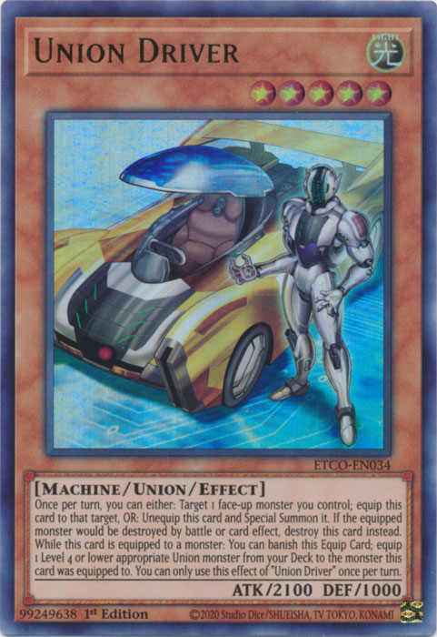 Union Driver [ETCO-EN034] Ultra Rare | Pegasus Games WI