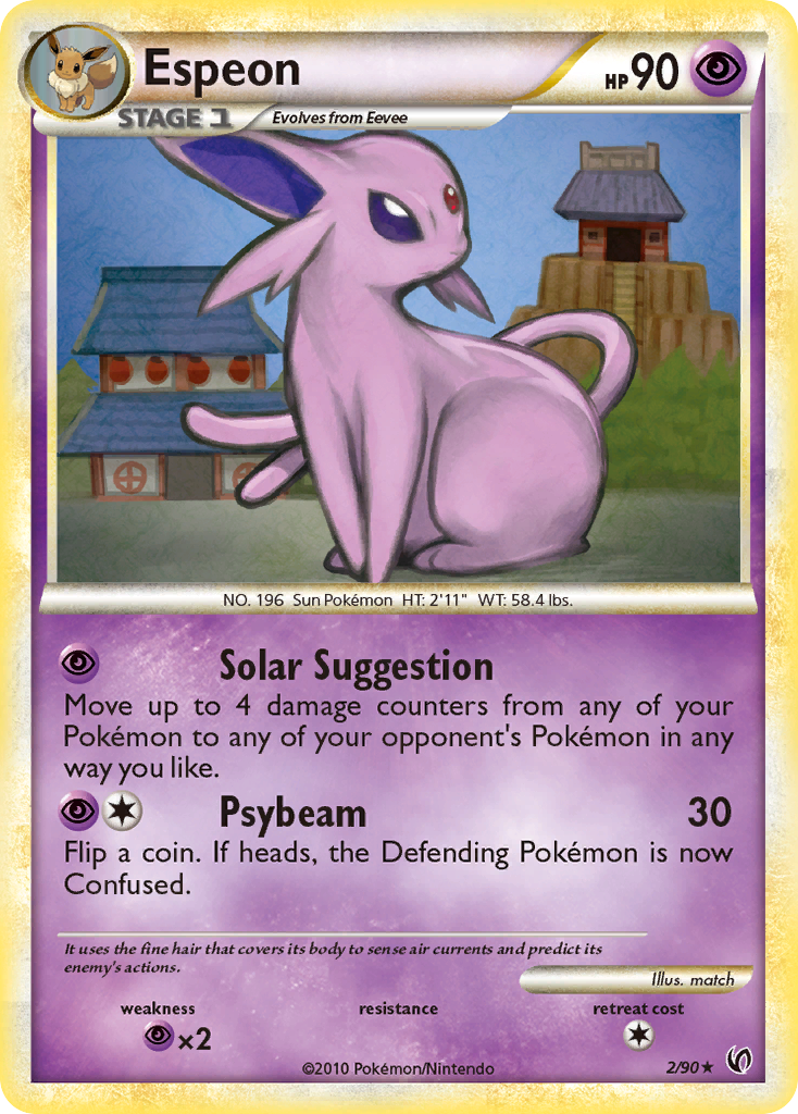 Espeon (2/90) [HeartGold & SoulSilver: Undaunted] | Pegasus Games WI