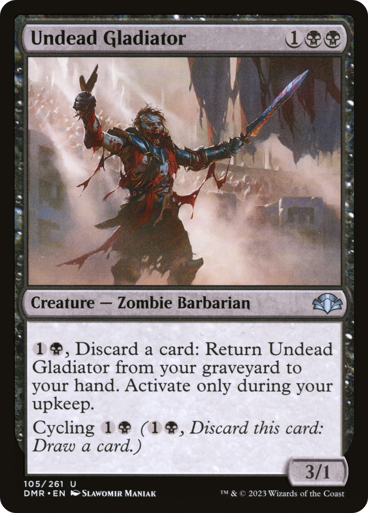 Undead Gladiator [Dominaria Remastered] | Pegasus Games WI