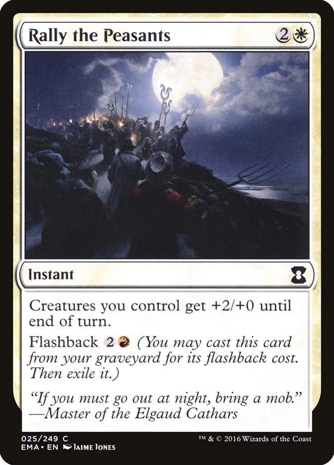 Rally the Peasants [Eternal Masters] | Pegasus Games WI