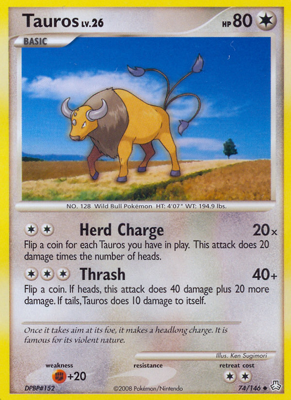 Tauros (74/146) [Diamond & Pearl: Legends Awakened] | Pegasus Games WI