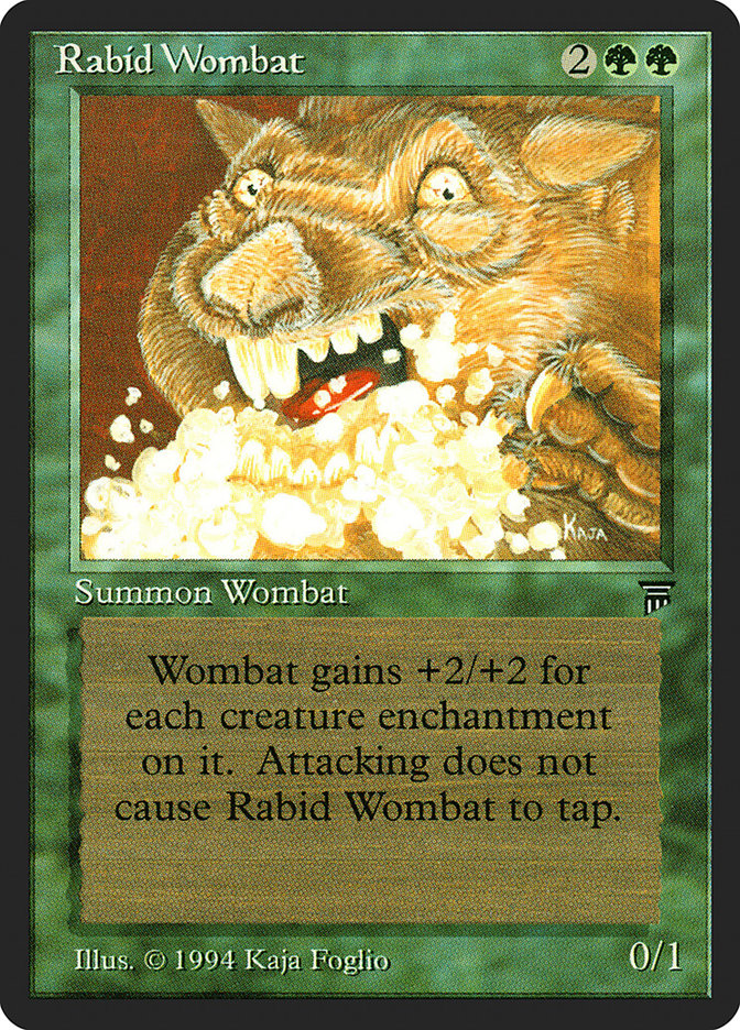 Rabid Wombat [Legends] | Pegasus Games WI