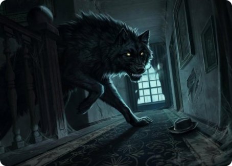 Primal Adversary Art Card [Innistrad: Midnight Hunt Art Series] | Pegasus Games WI