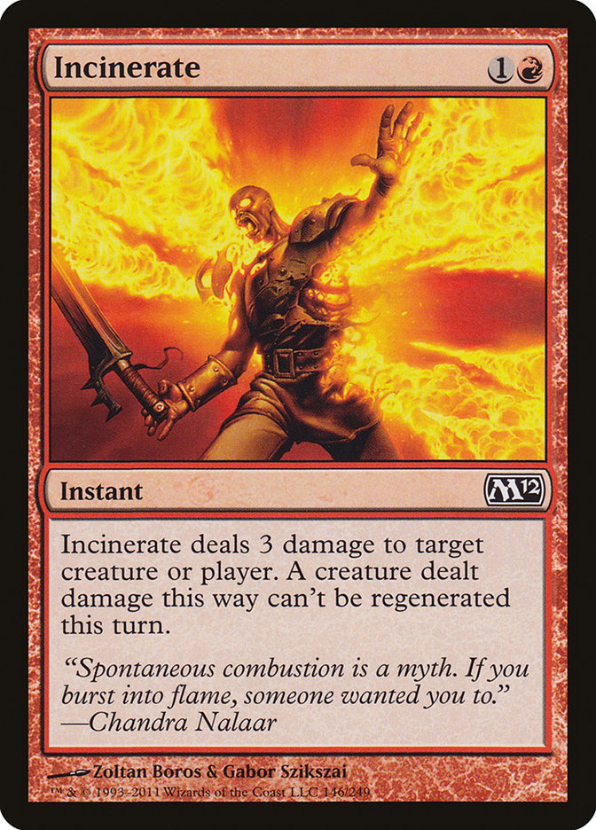 Incinerate [Magic 2012] | Pegasus Games WI