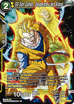SS Son Gohan, Desperate Last Stand (Common) [BT13-097] | Pegasus Games WI