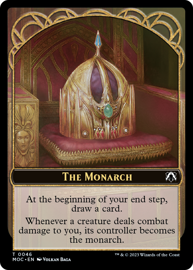 The Monarch // Shapeshifter Double-Sided Token [March of the Machine Commander Tokens] | Pegasus Games WI