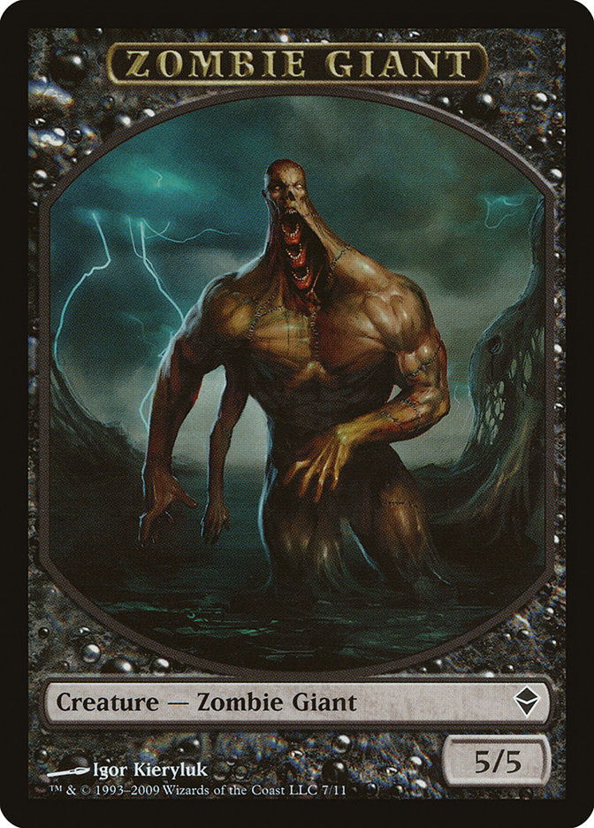 Zombie Giant Token [Zendikar Tokens] | Pegasus Games WI