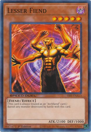 Lesser Fiend [SS05-ENA13] Common | Pegasus Games WI