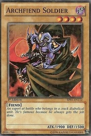 Archfiend Soldier [BP01-EN112] Starfoil Rare | Pegasus Games WI