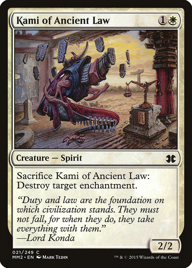 Kami of Ancient Law [Modern Masters 2015] | Pegasus Games WI