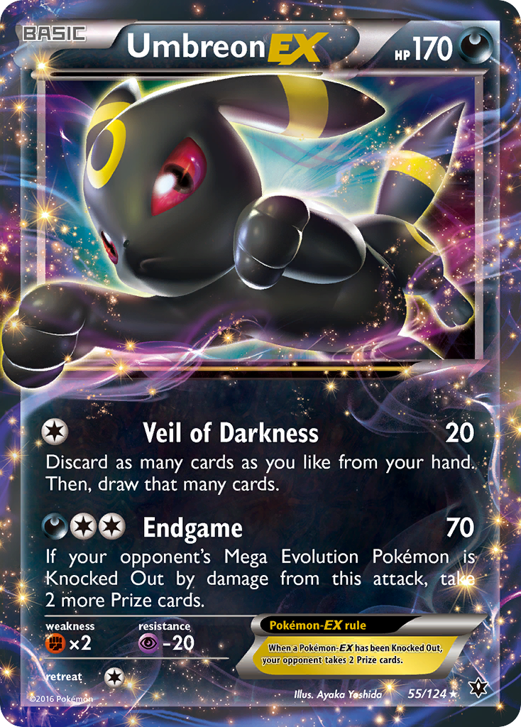 Umbreon EX (55/124) [XY: Fates Collide] | Pegasus Games WI