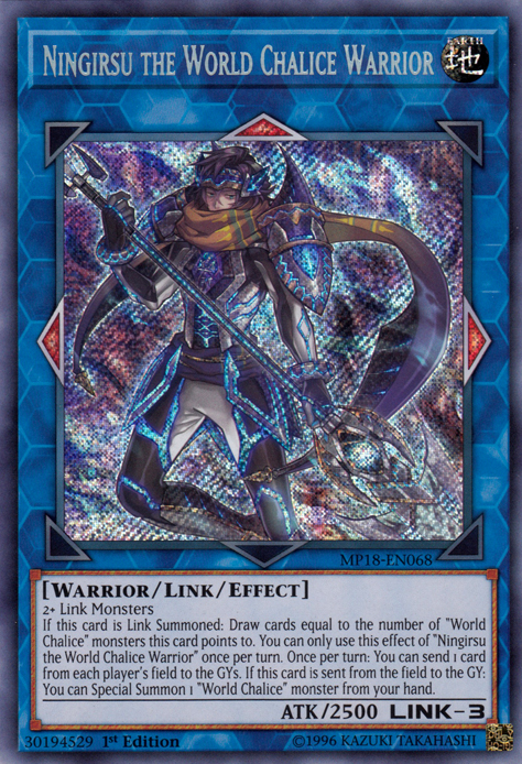 Ningirsu the World Chalice Warrior [MP18-EN068] Secret Rare | Pegasus Games WI