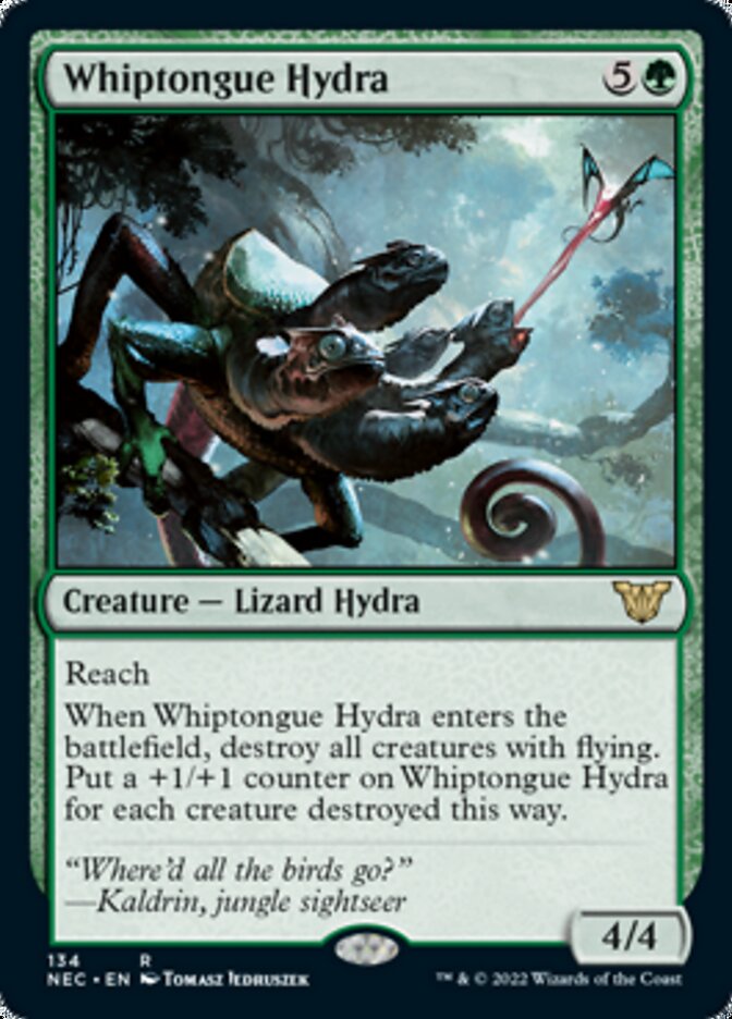 Whiptongue Hydra [Kamigawa: Neon Dynasty Commander] | Pegasus Games WI