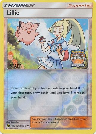 Lillie (125a/156) (Regional Promo Staff) [Sun & Moon: Ultra Prism] | Pegasus Games WI