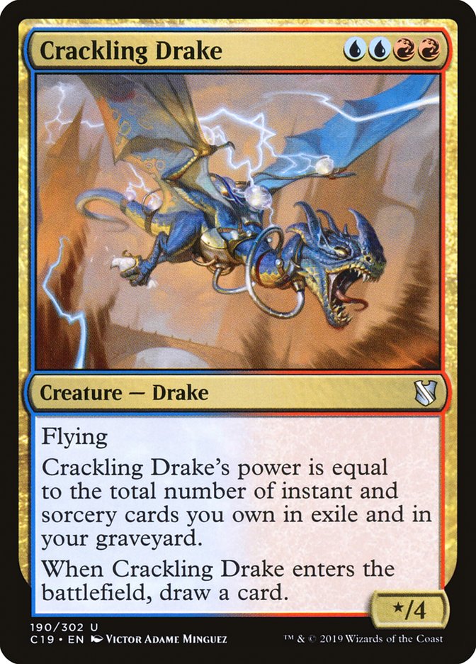 Crackling Drake [Commander 2019] | Pegasus Games WI