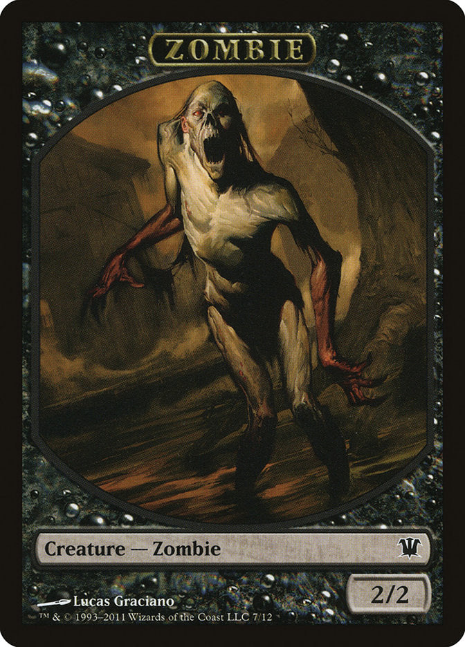 Zombie Token (7/12) [Innistrad Tokens] | Pegasus Games WI