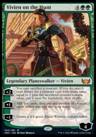 Vivien on the Hunt (Promo Pack) [Streets of New Capenna Promos] | Pegasus Games WI