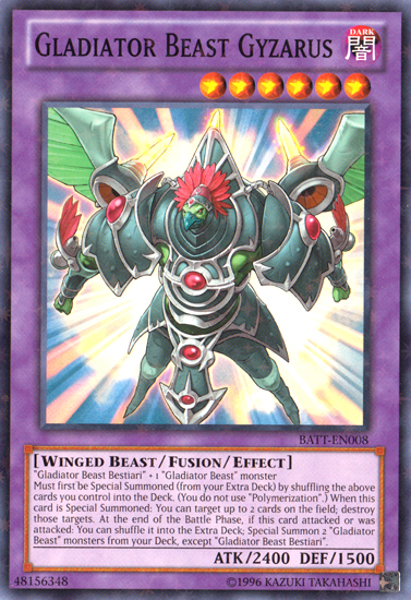 Gladiator Beast Gyzarus [BATT-EN008] Starfoil Rare | Pegasus Games WI