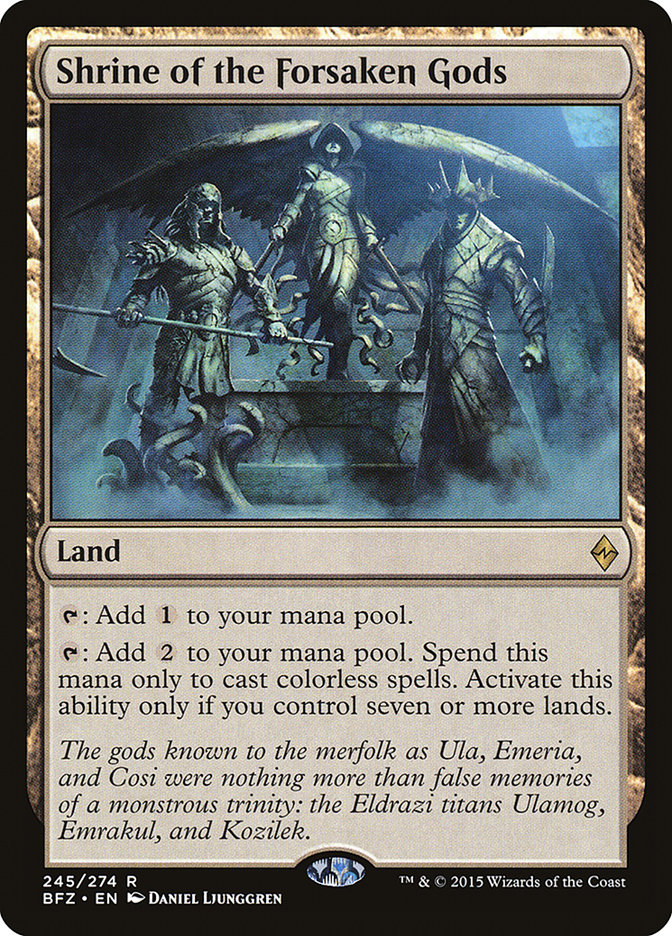 Shrine of the Forsaken Gods [Battle for Zendikar] | Pegasus Games WI