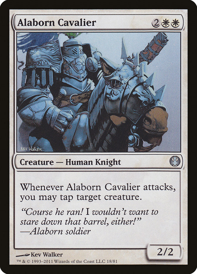 Alaborn Cavalier [Duel Decks: Knights vs. Dragons] | Pegasus Games WI