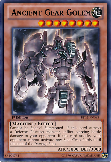 Ancient Gear Golem [BP02-EN035] Rare | Pegasus Games WI