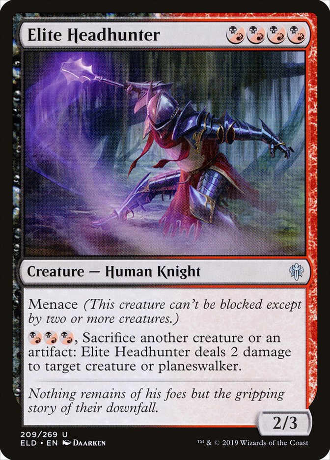 Elite Headhunter [Throne of Eldraine] | Pegasus Games WI