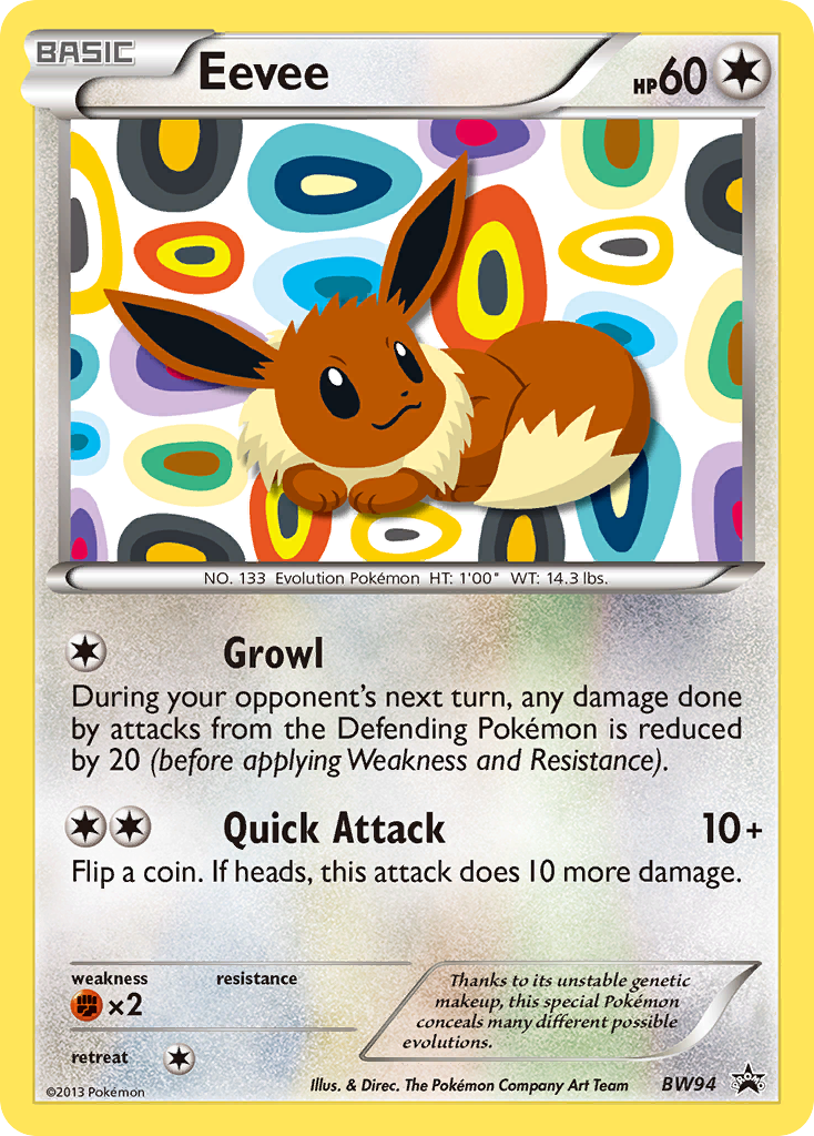 Eevee (BW94) [Black & White: Black Star Promos] | Pegasus Games WI