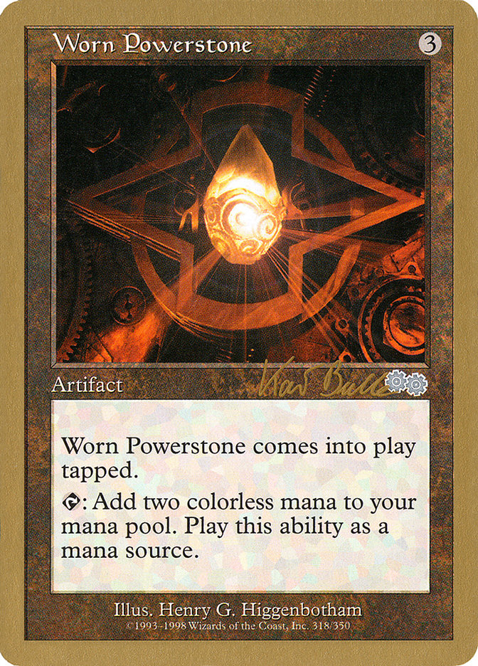 Worn Powerstone (Kai Budde) [World Championship Decks 1999] | Pegasus Games WI