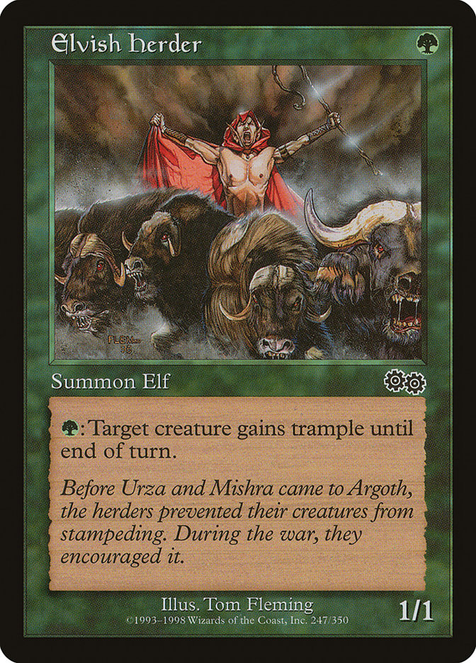 Elvish Herder [Urza's Saga] | Pegasus Games WI